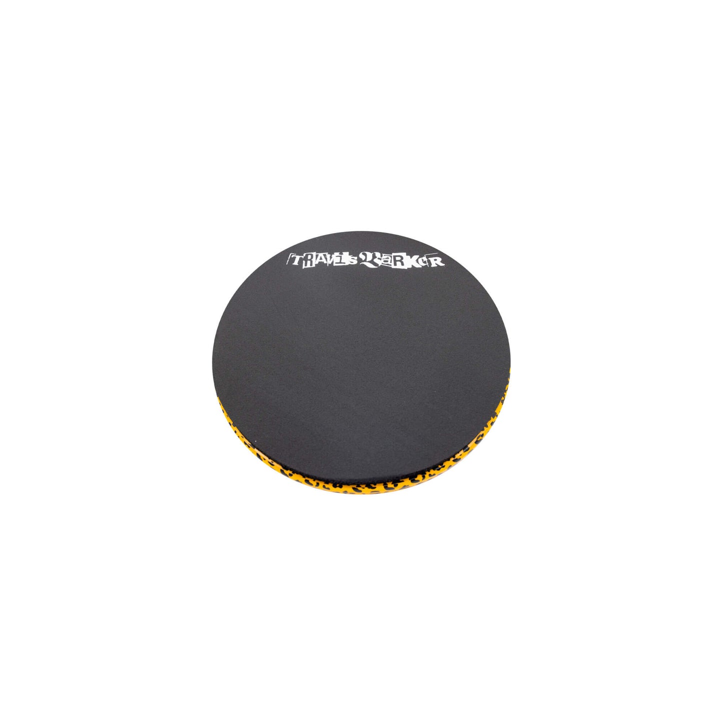 6 Inch Travis Barker Signature Practice Pad from a slight angle