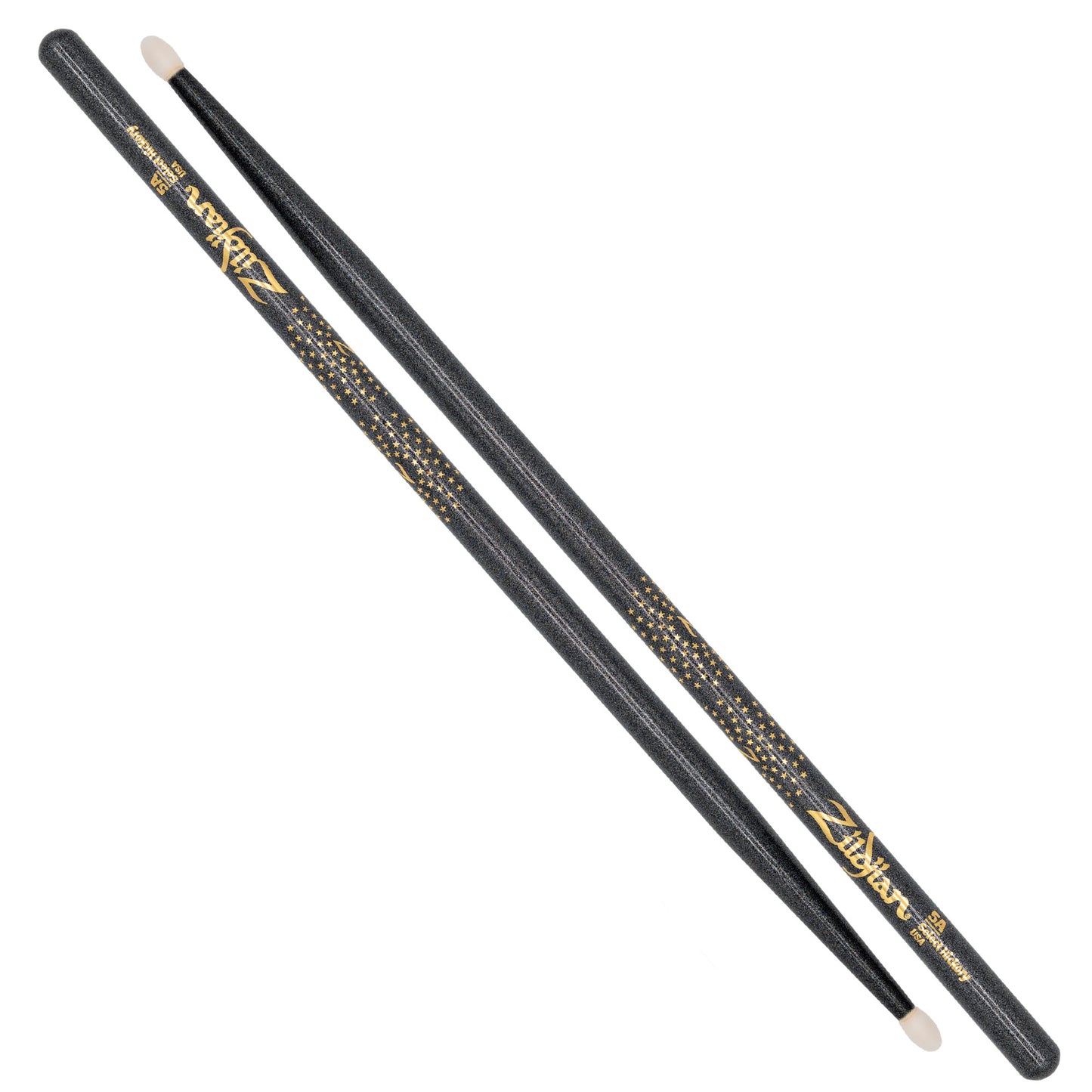 Z Custom LE Drumstick Collection 5A Black Chroma, Nylon Tip