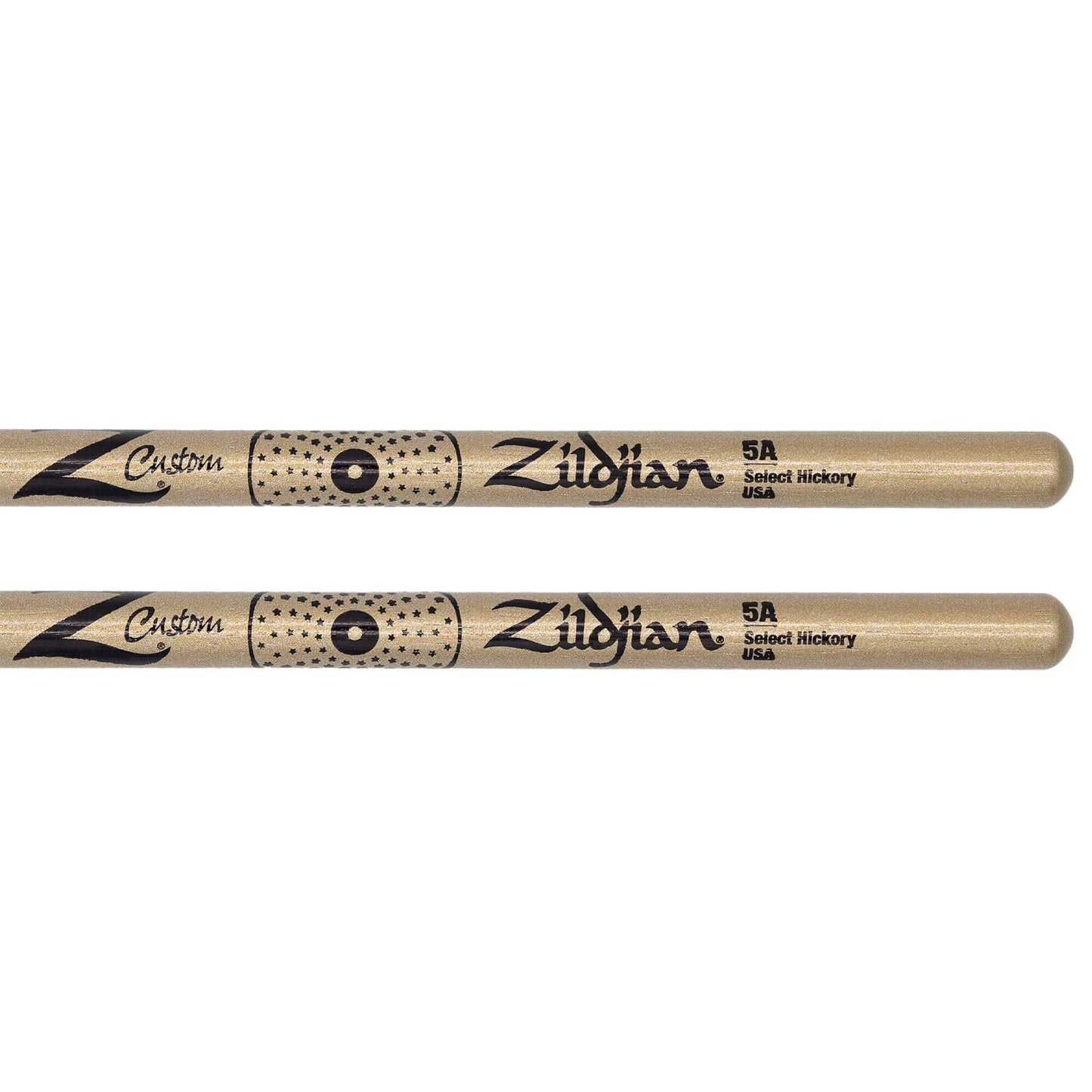 Z Custom LE Drumstick Collection 5A Gold Chroma, Nylon Tip