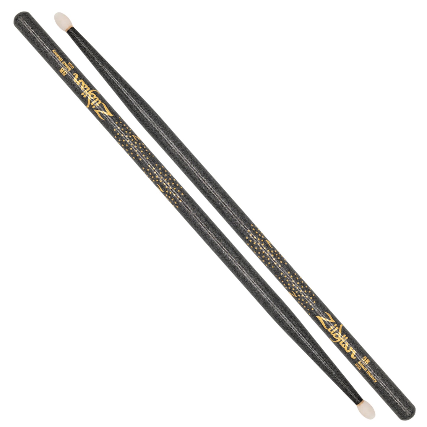 Z Custom LE Drumstick Collection 5B Black Chroma, Nylon Tip