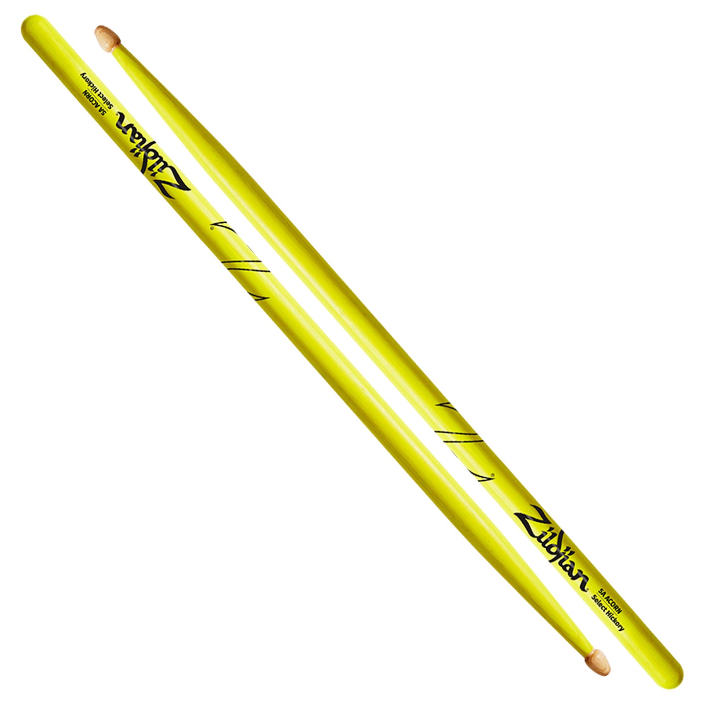 5A Acorn Neon Yellow Drumsticks
