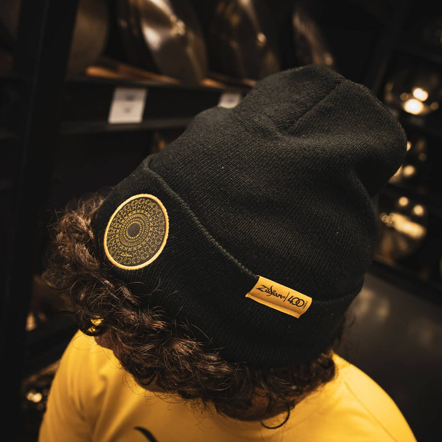 Black 400th Anniversary Alchemy Beanie on model