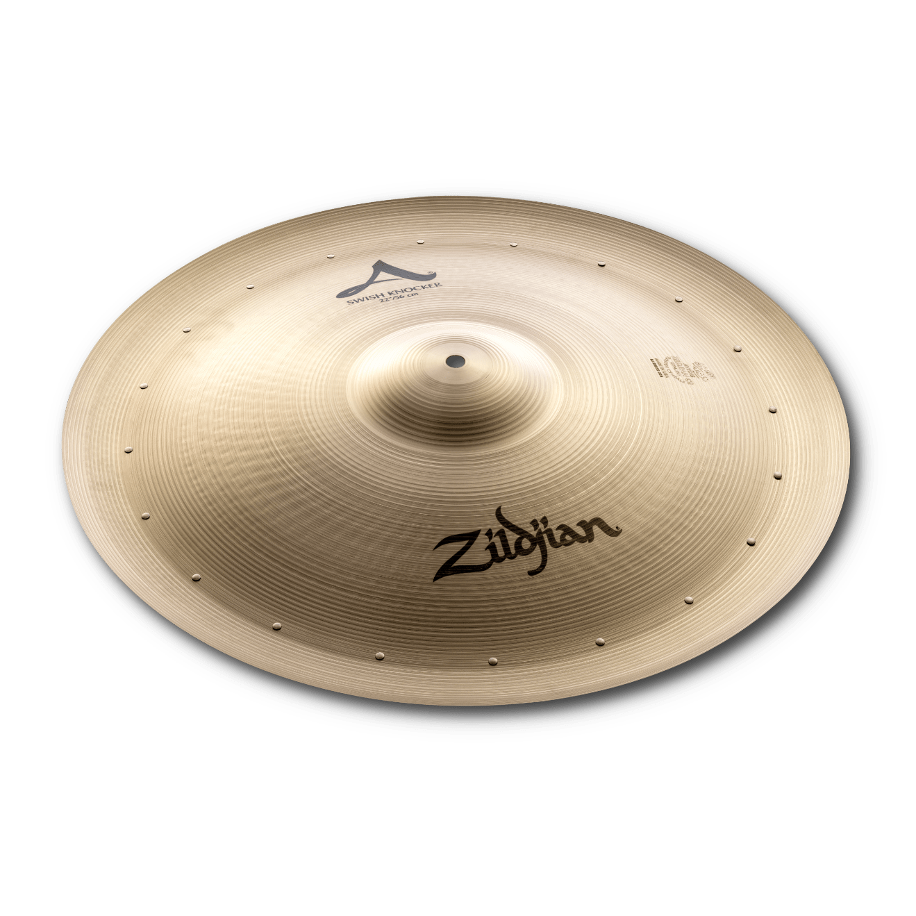 22" A Zildjian Swish Knocker w/ 20 Rivets