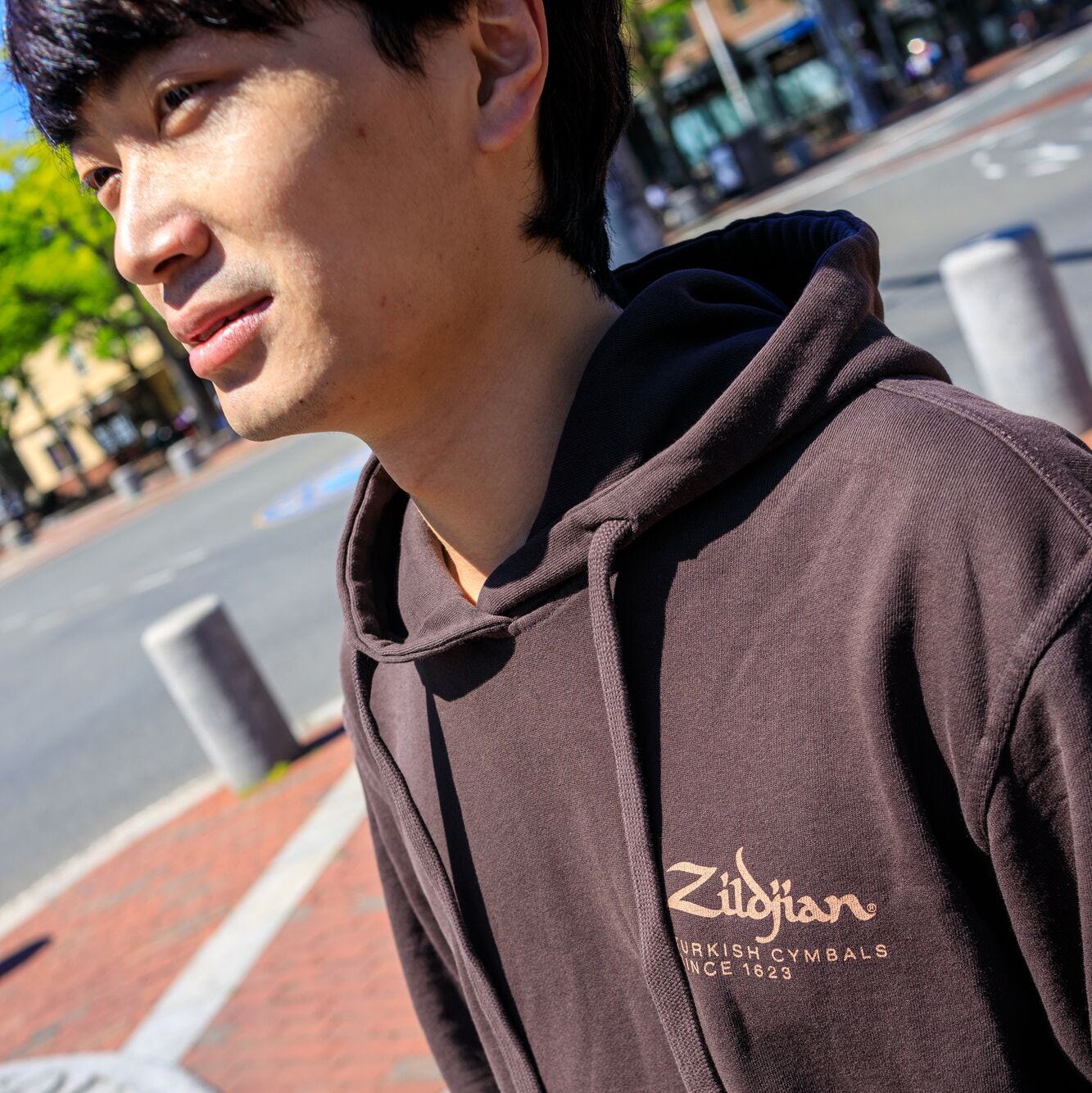 Man in Brown limited edition cotton hoodie
