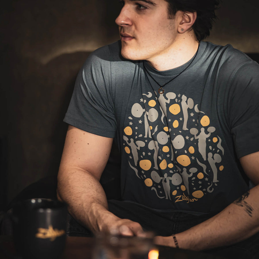 Zildjian Limited Edition 400th Anniversary Classical Tee on Model