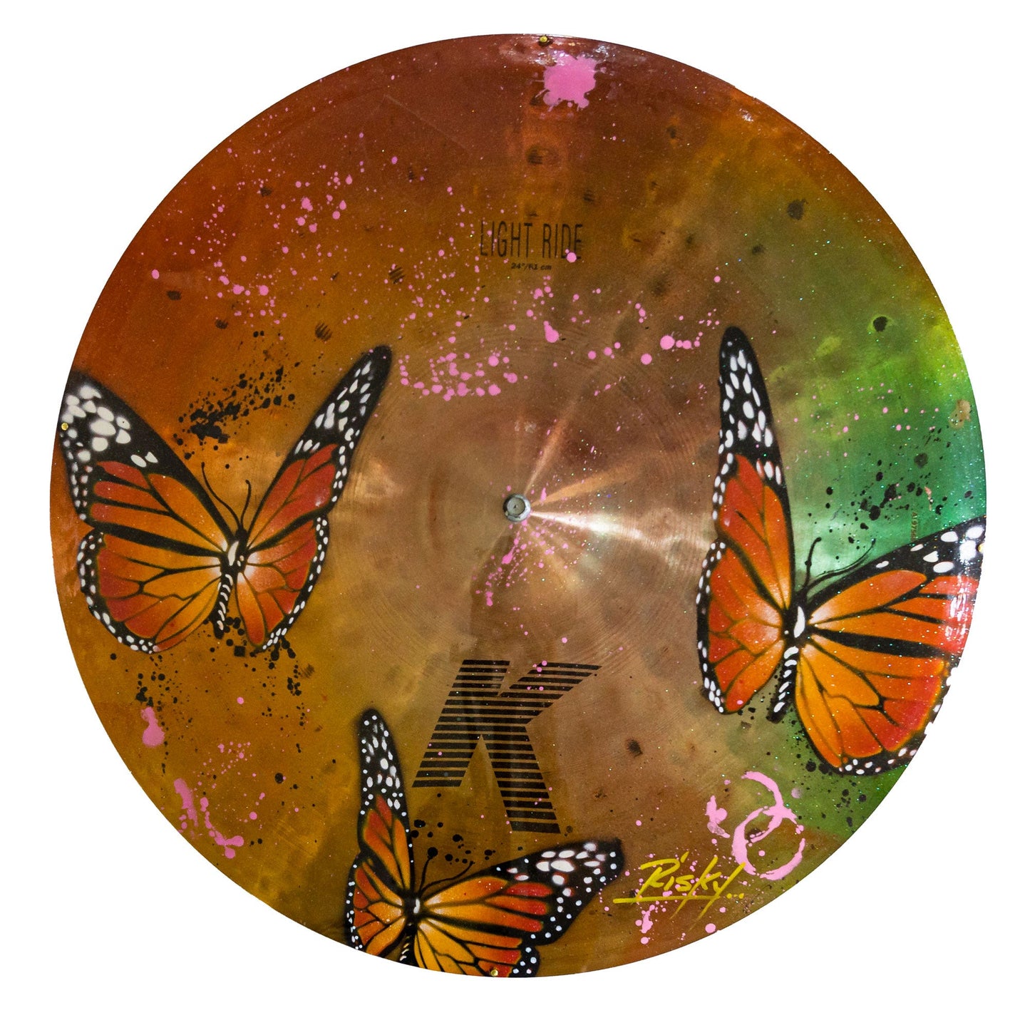 ZILDJIAN X RISK LTD ED ORIG CYMBAL ART